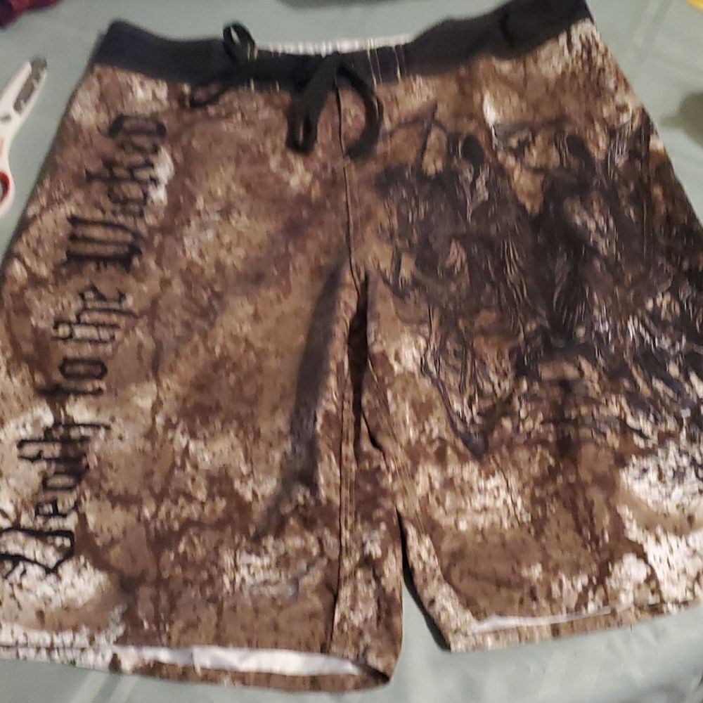 DEATH To The Wicked men apprise apparel  swim board shorts XL